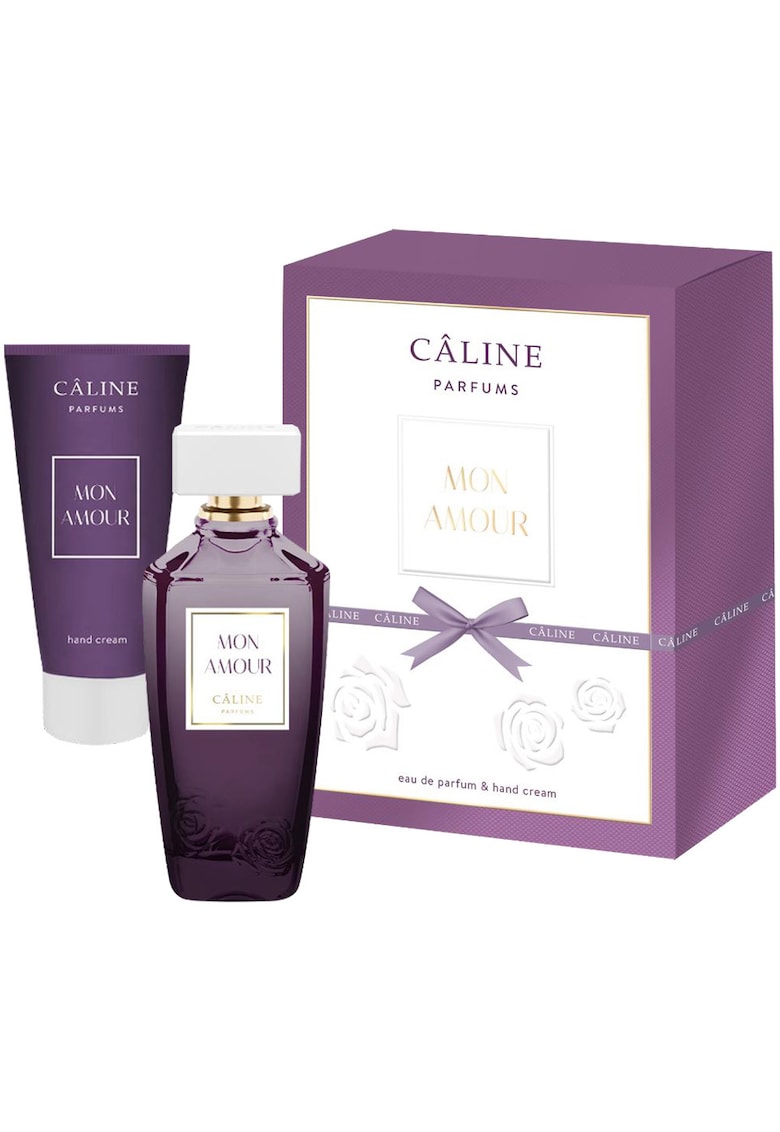 Set cadou cu apa de parfum si crema de maini  Mon Amour