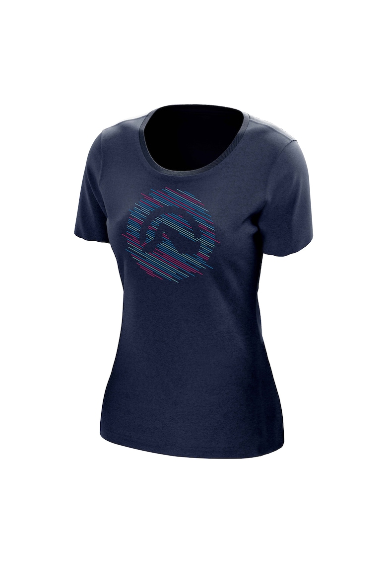 Tricou outdoor lana merino dama Argentera2 - Bleumarin