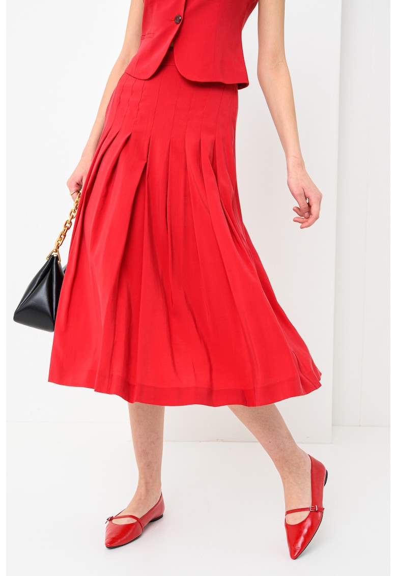 Fusta midi cu croiala evazata Fusta midi cu croiala evazata