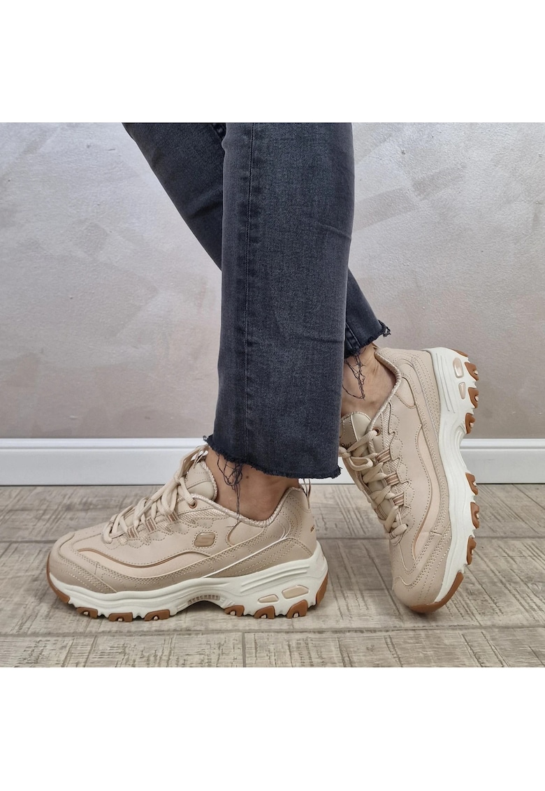 Skechers Pantofi sport dama D'Lites - taupe - Nude