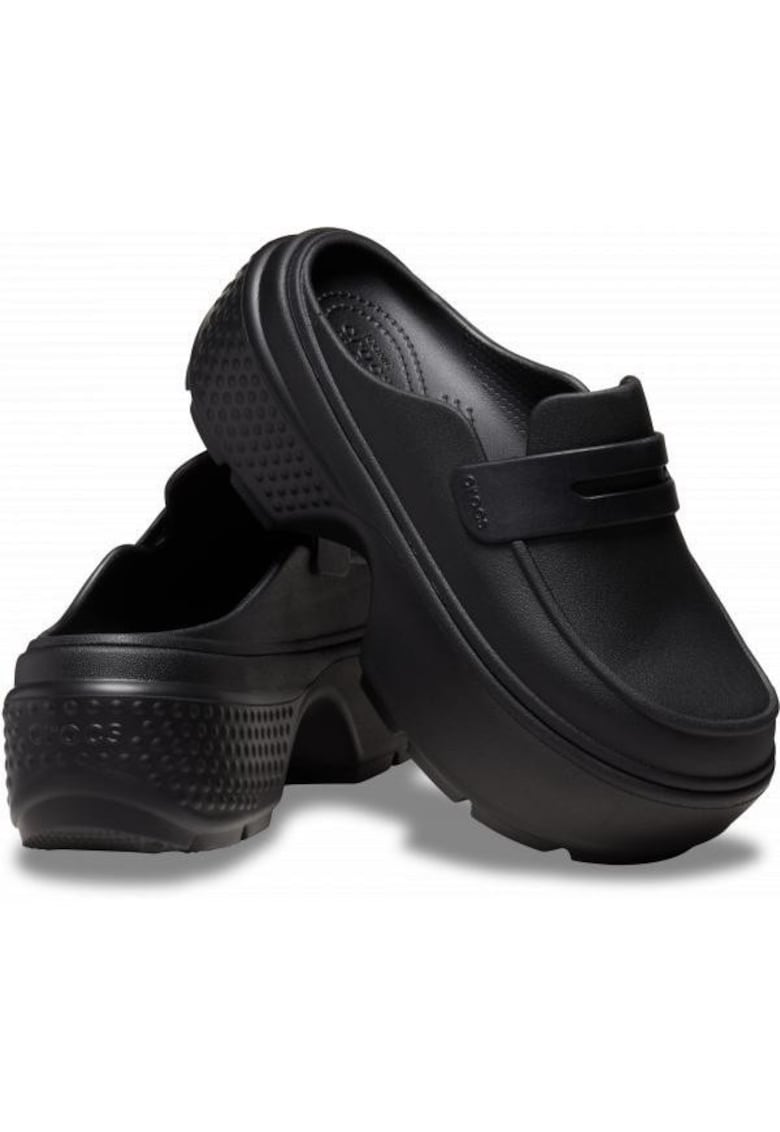 Saboti Femei - Stomp Loafer 209937 Clog - Negru - Negru