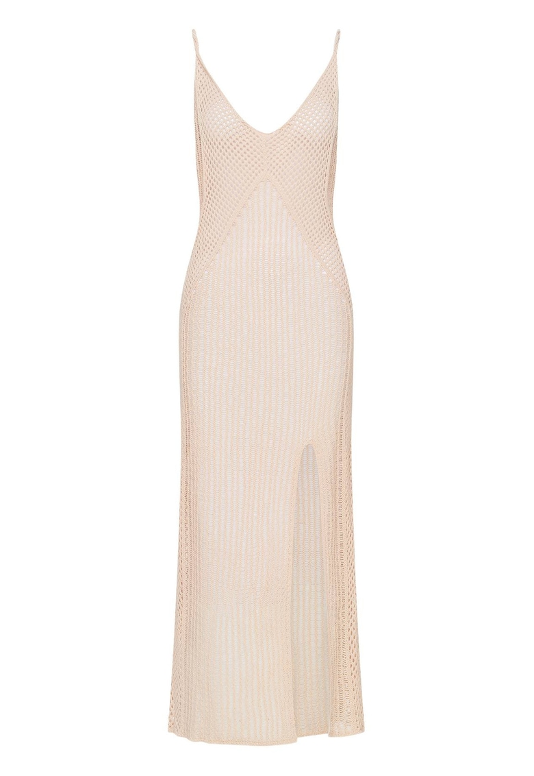 Rochie de plaja Eisley Alb crem L/XL