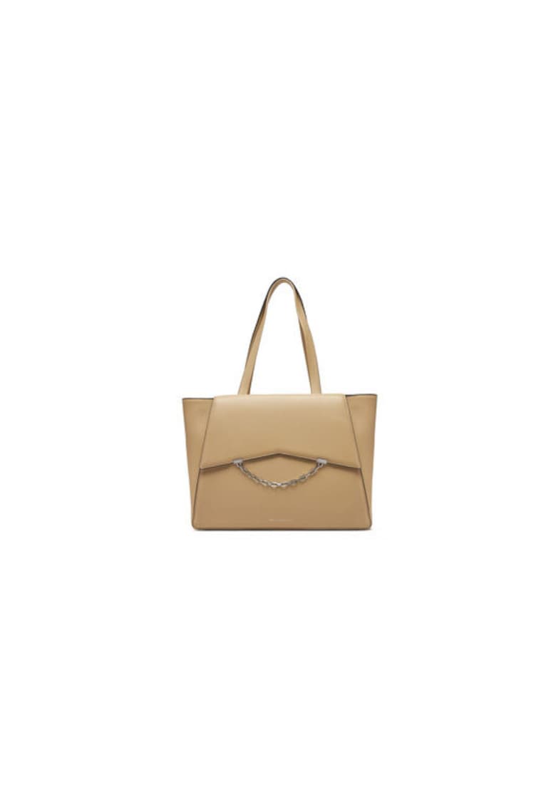 Geanta dama 8721066261786 - Piele naturala - Bej
