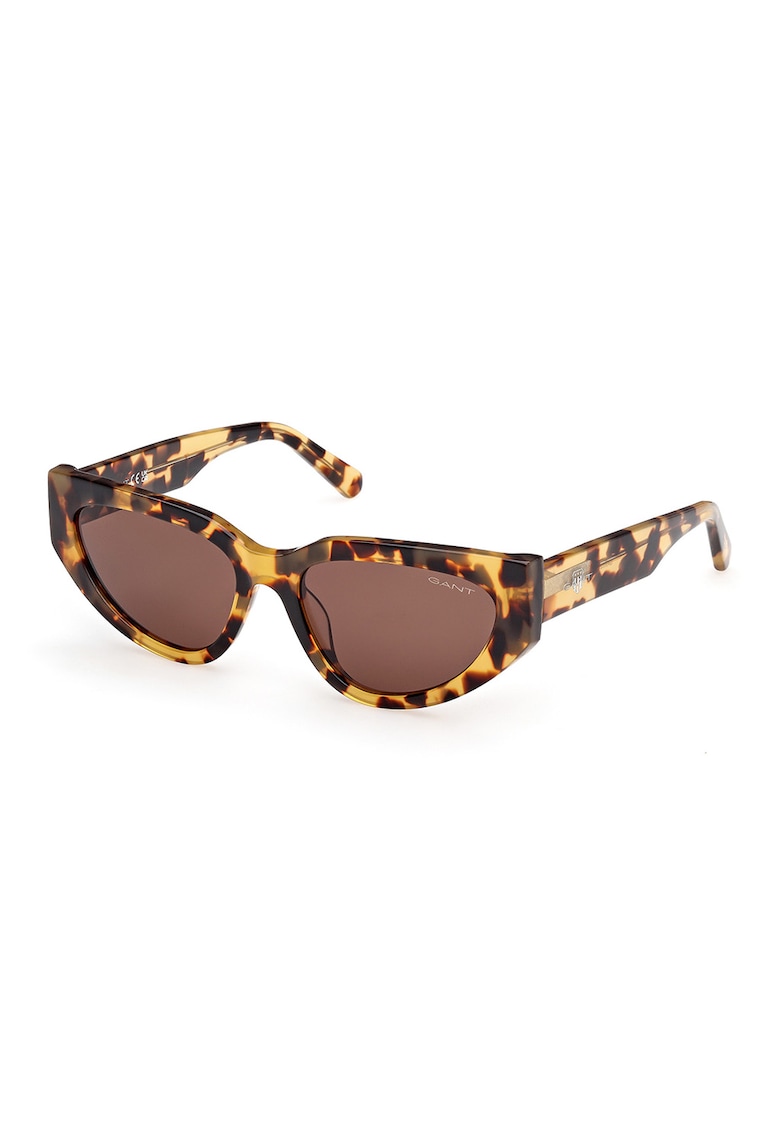 Ochelari de soare cat-eye cu model tortoise