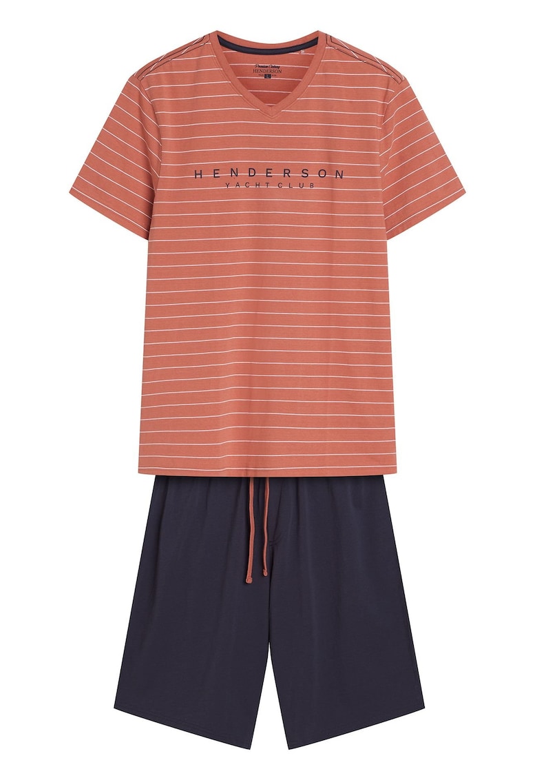 Pijama barbati Deli gri - cupru