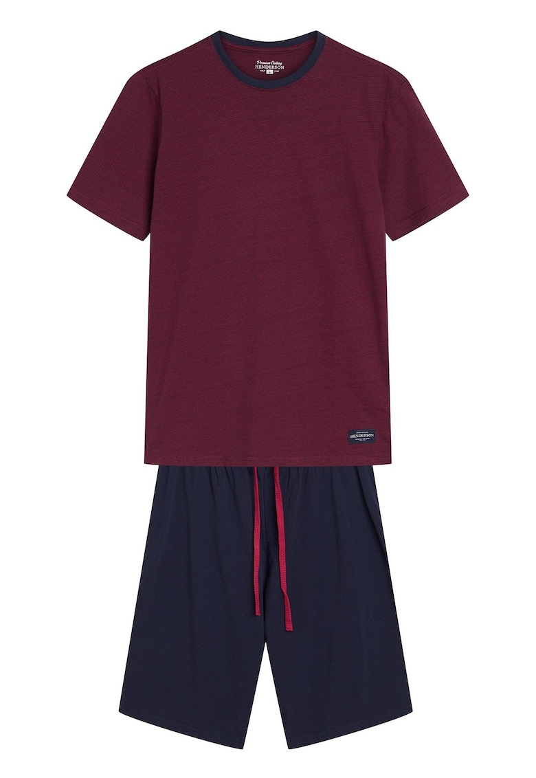 Pijama barbati Dive bordo bleumarin