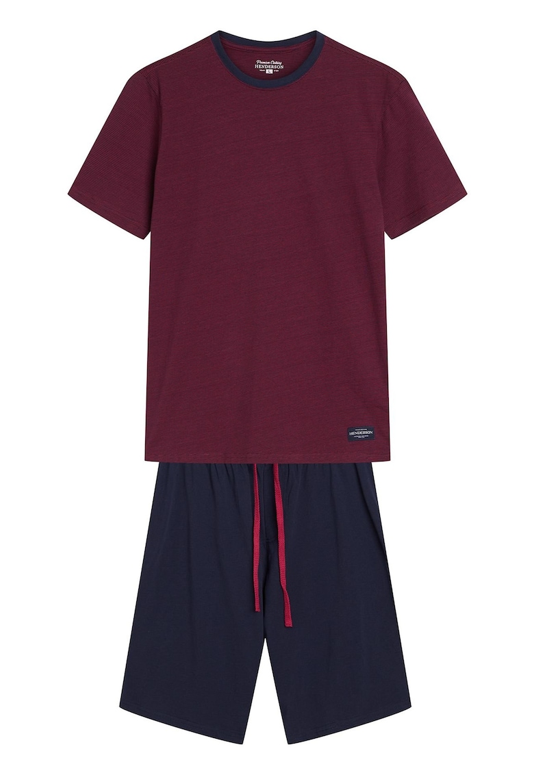 Pijama barbati Dive bordo bleumarin