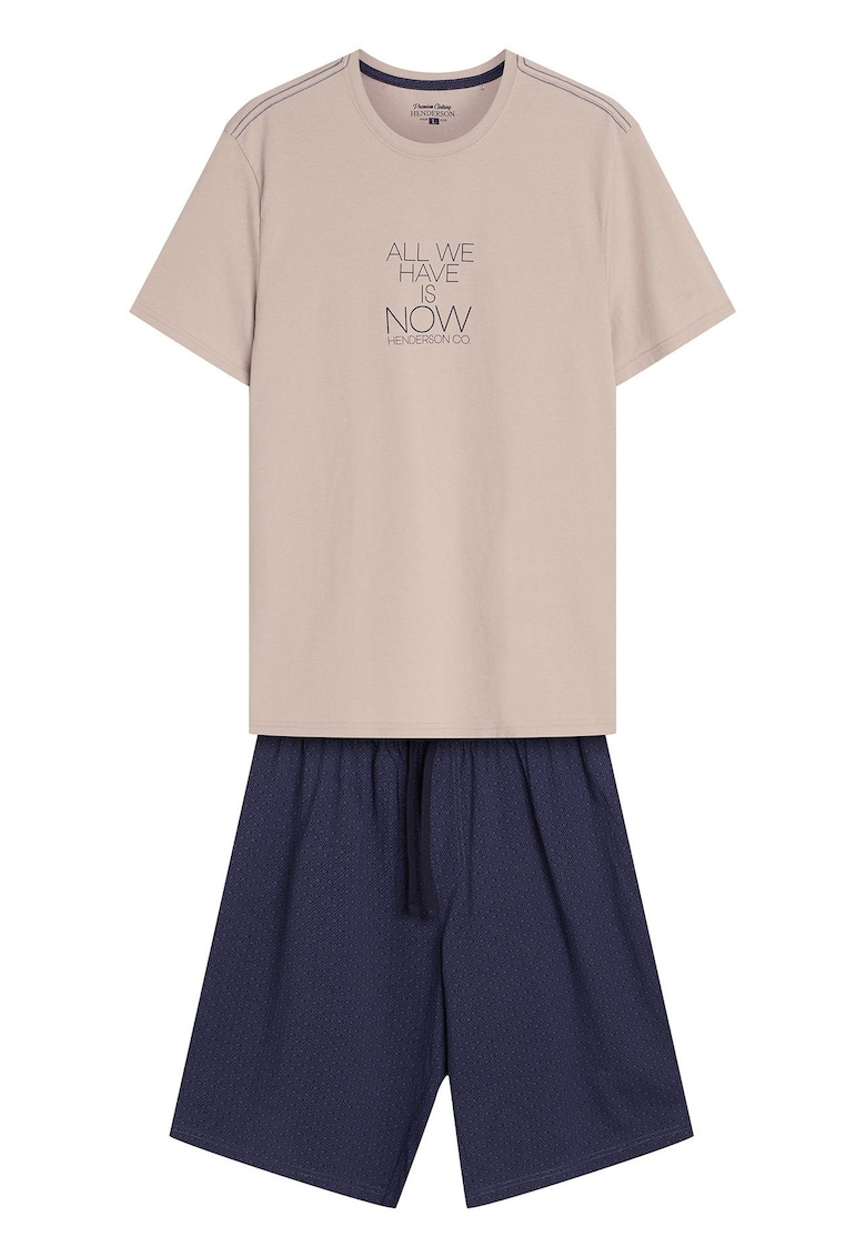 Pijama barbati Dreamer bej - bluemarin