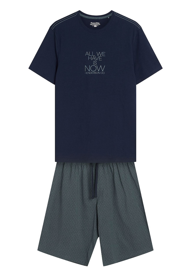 Pijama barbati Dreamer bleumarin - gri