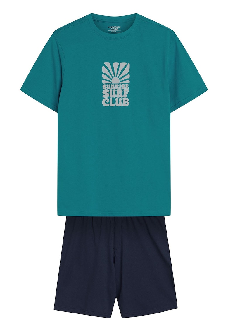 Pijama barbati Sun albastrum bleumarin