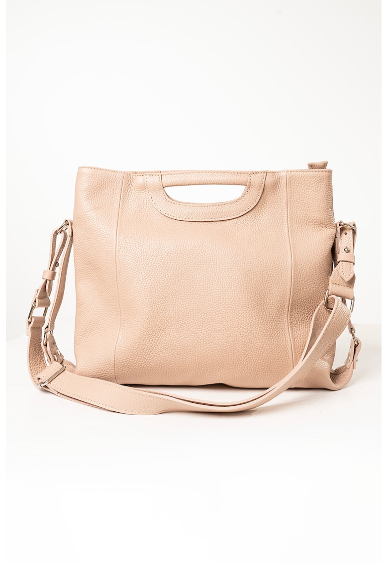 Geanta crossbody cu fermoar si bareta ajustabila