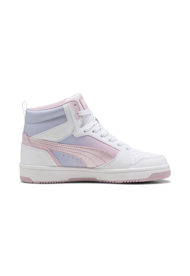 Pantofi sport pentru Fete - rebound v6 mid blurry dreams jr - 400586-01 - Alb