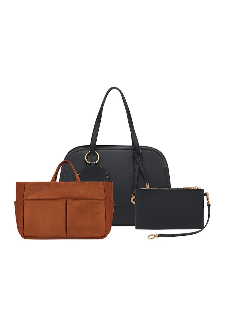 Geanta de piele cu bareta de umar Geanta de piele cu bareta de umar