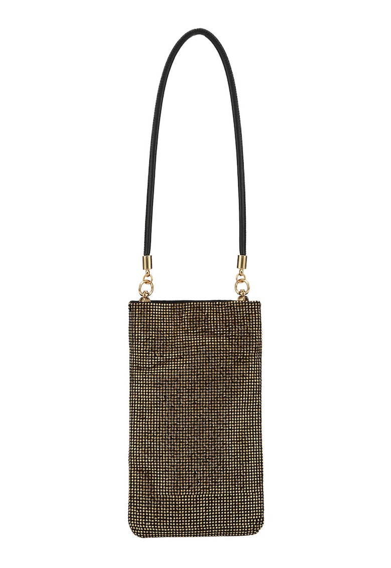 Geanta din piele cu maner - strasuri si barete detasabile Geanta din piele cu maner - strasuri si barete detasabile