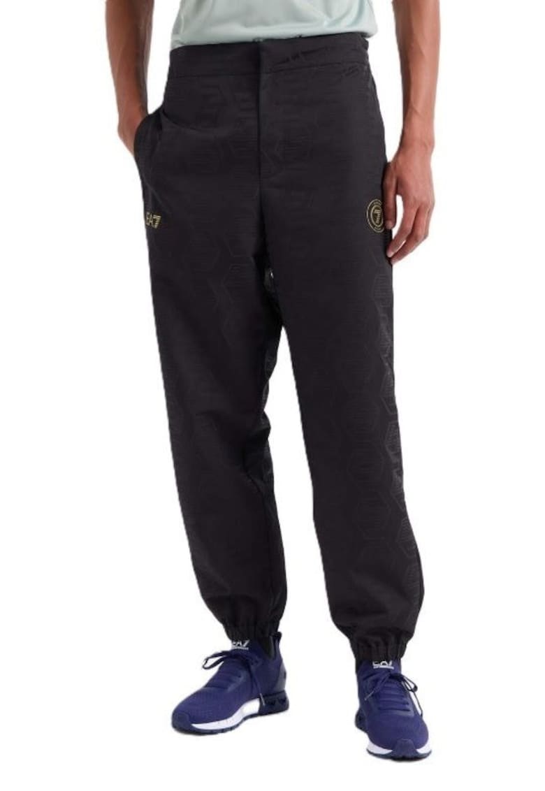 Pantaloni  pentru Lifestyle - M PANTS GRAPHIC MATCH - 7M000264-AF13722-UC001 - Negru