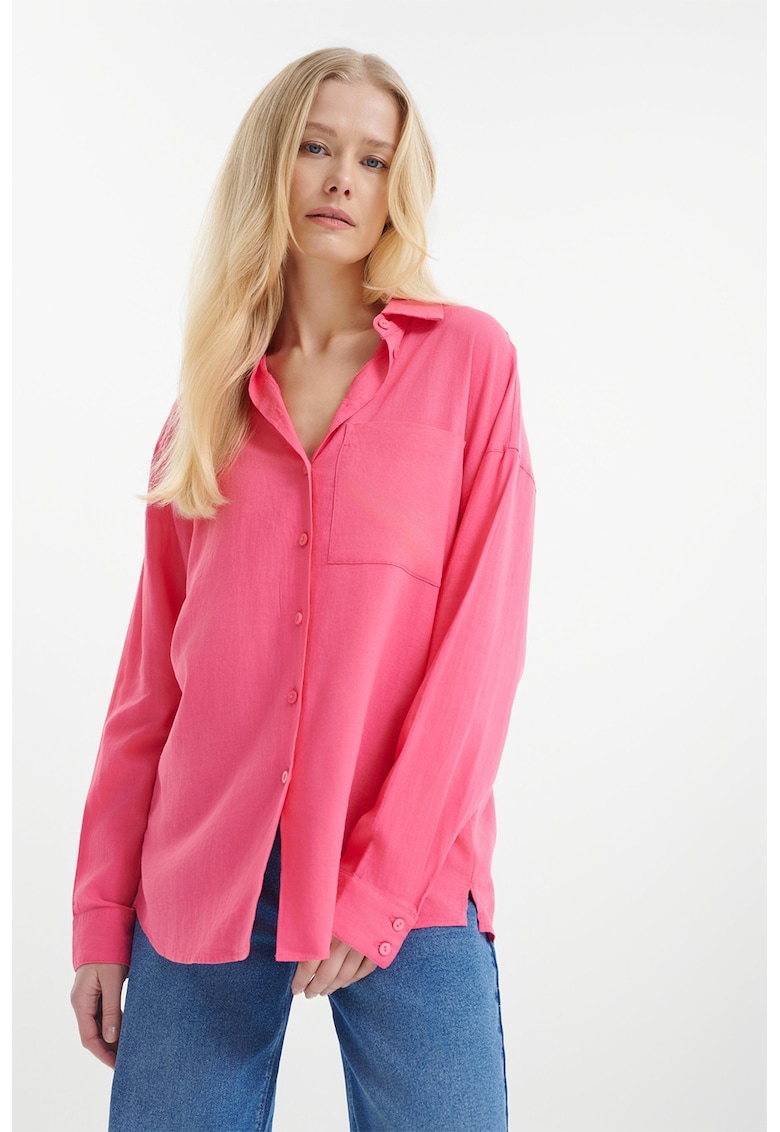 Camasa lejera din amestec de in Camasa lejera din amestec de in