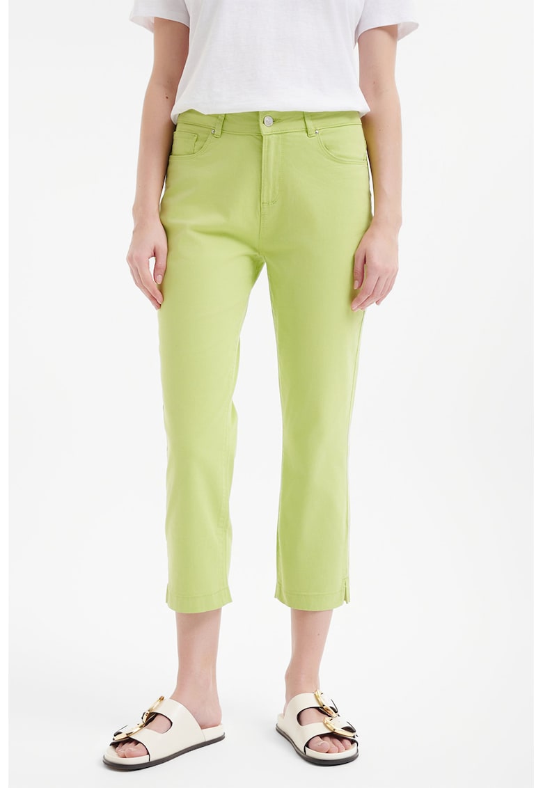 Blugi 3/4 cu talie medie