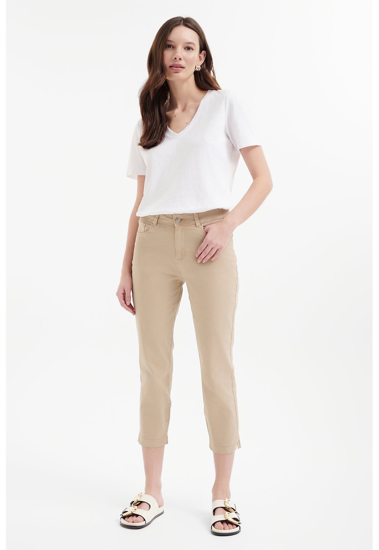 Blugi 3/4 cu talie medie