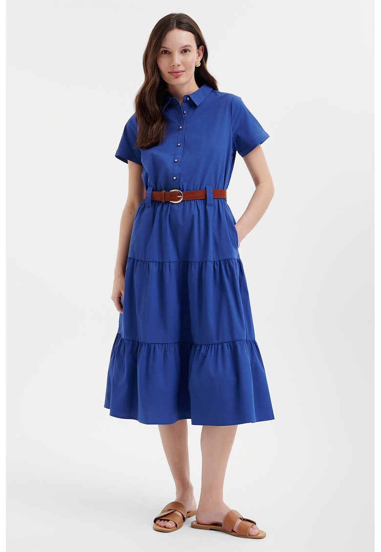 Rochie stratificata cu maneci scurte Rochie stratificata cu maneci scurte