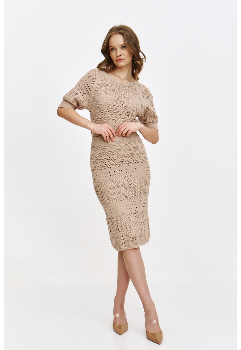 Fusta midi cu animal print