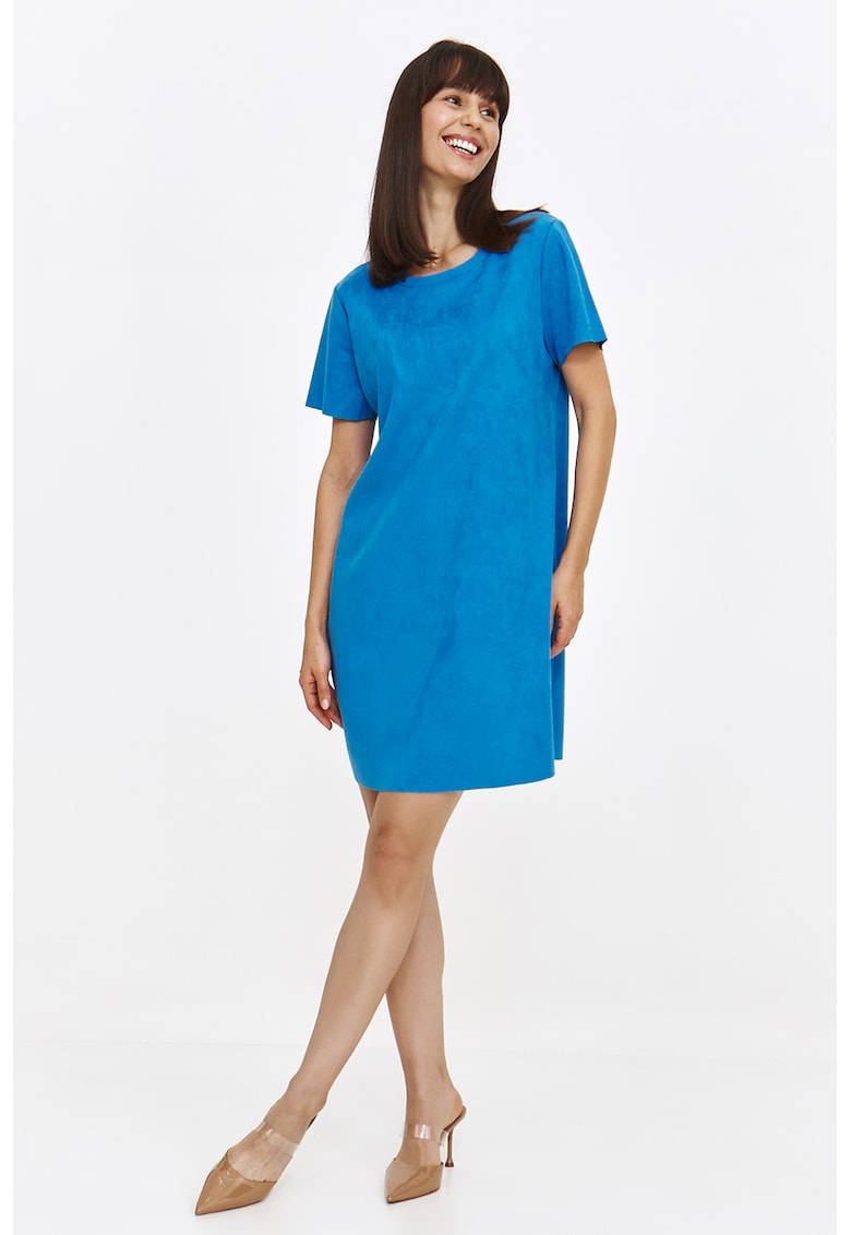 Rochie mini dreapta cu decolteu rotund