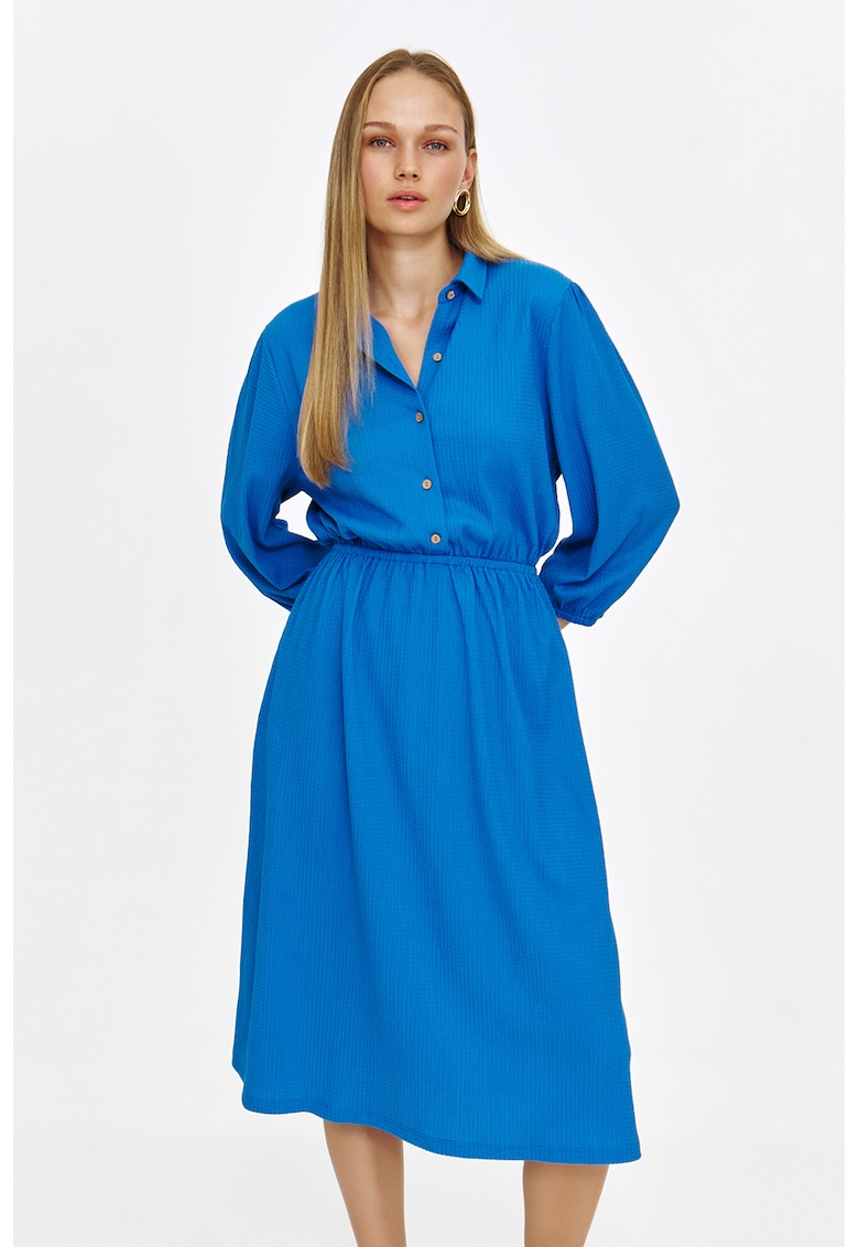 Rochie midi cu maneci lungi