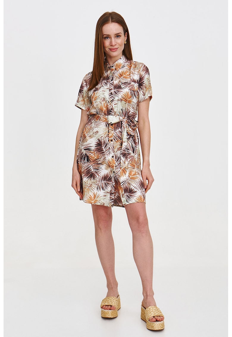 Rochie mini cu imprimeu tropical