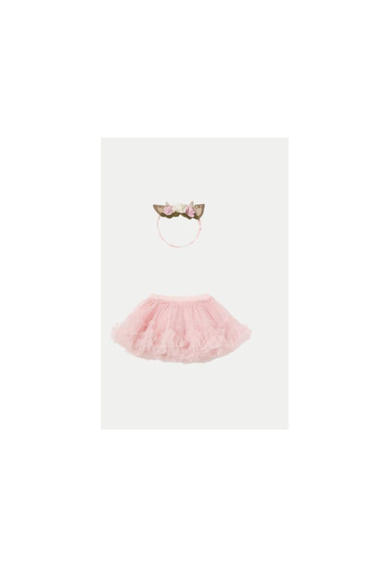 Fusta fete -  304311260 - Poliester/Poliamida - Roz