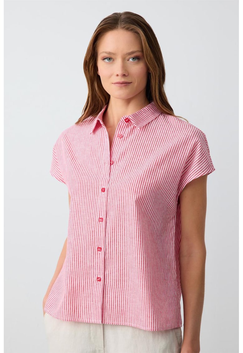 Camasa din bumbac si in cu model in dungi