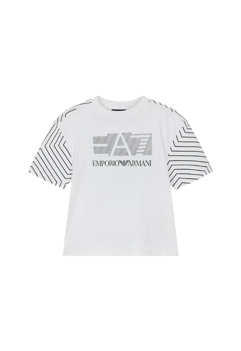 Tricou  pentru Lifestyle - BOY TEE SS GRAPHIC - 7B000044-AF10378-U0002 - Alb