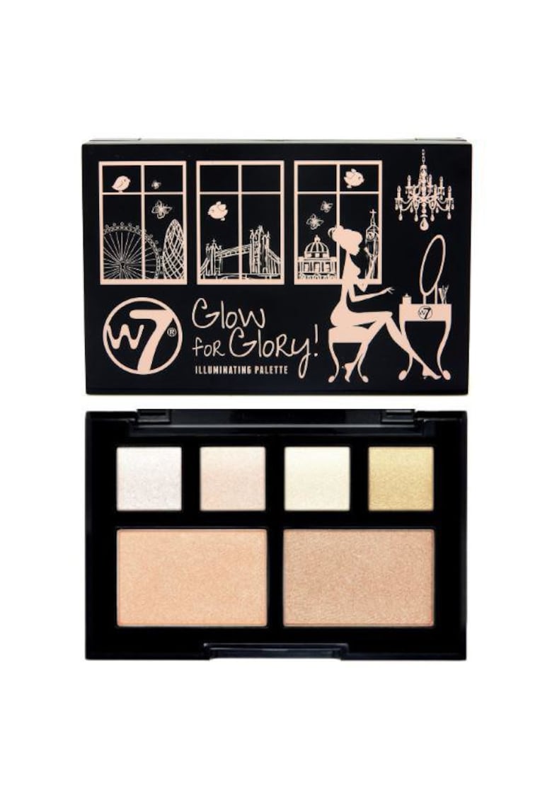 Paleta Profesionala Cu 6 Nuante pt. Iluminare -Contur Glow For GLORY