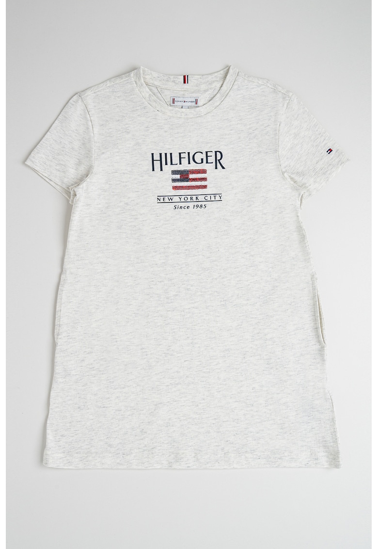 Rochie mini cu imprimeu logo