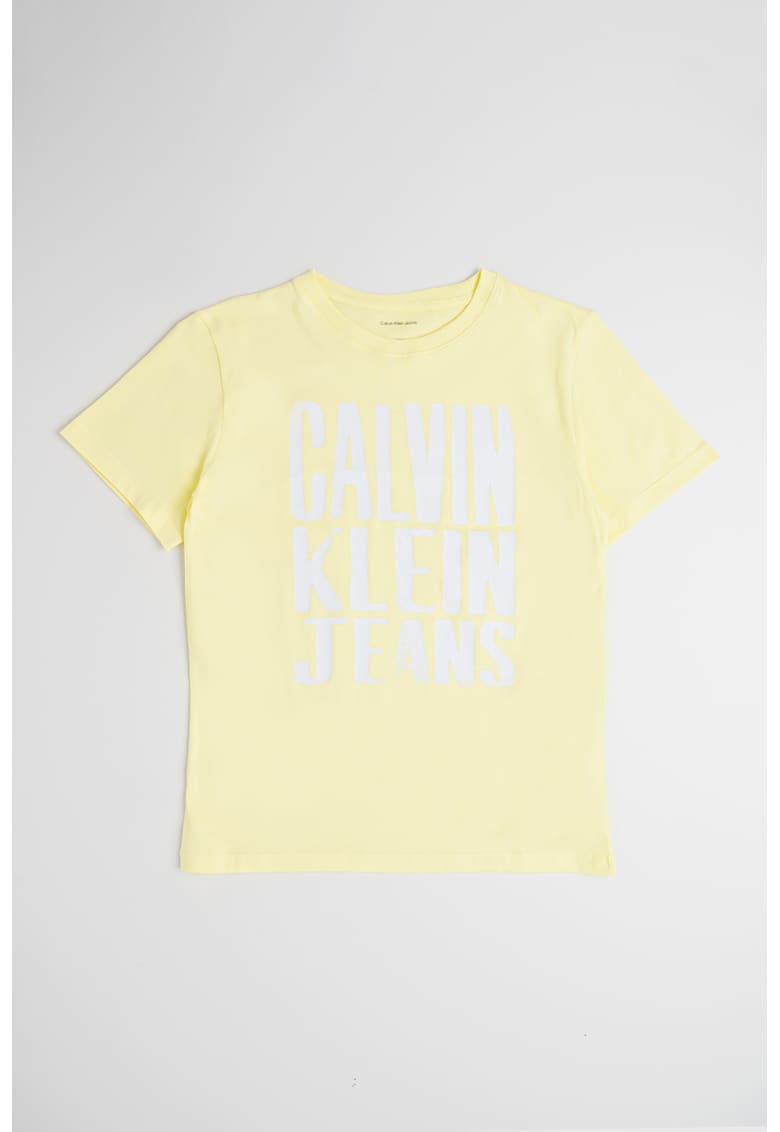 Tricou de bumbac cu logo supradimensionat Tricou de bumbac cu logo supradimensionat