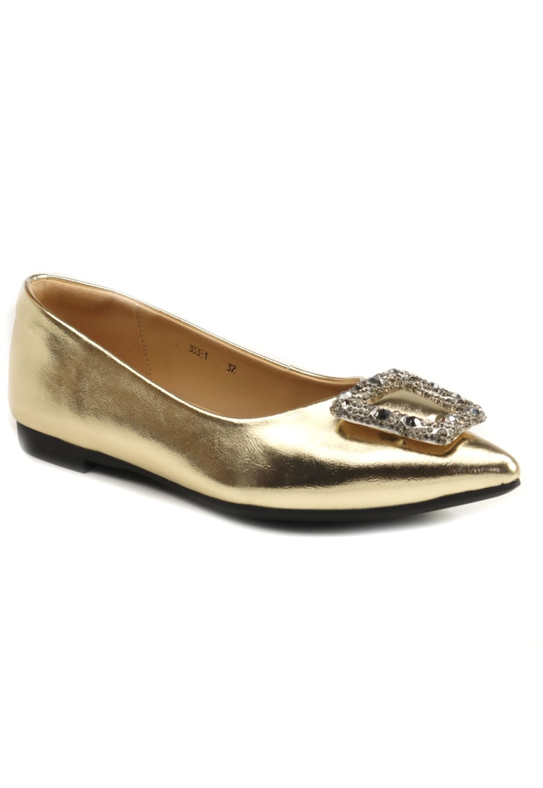 Pantofi dama 353 1 - Auriu