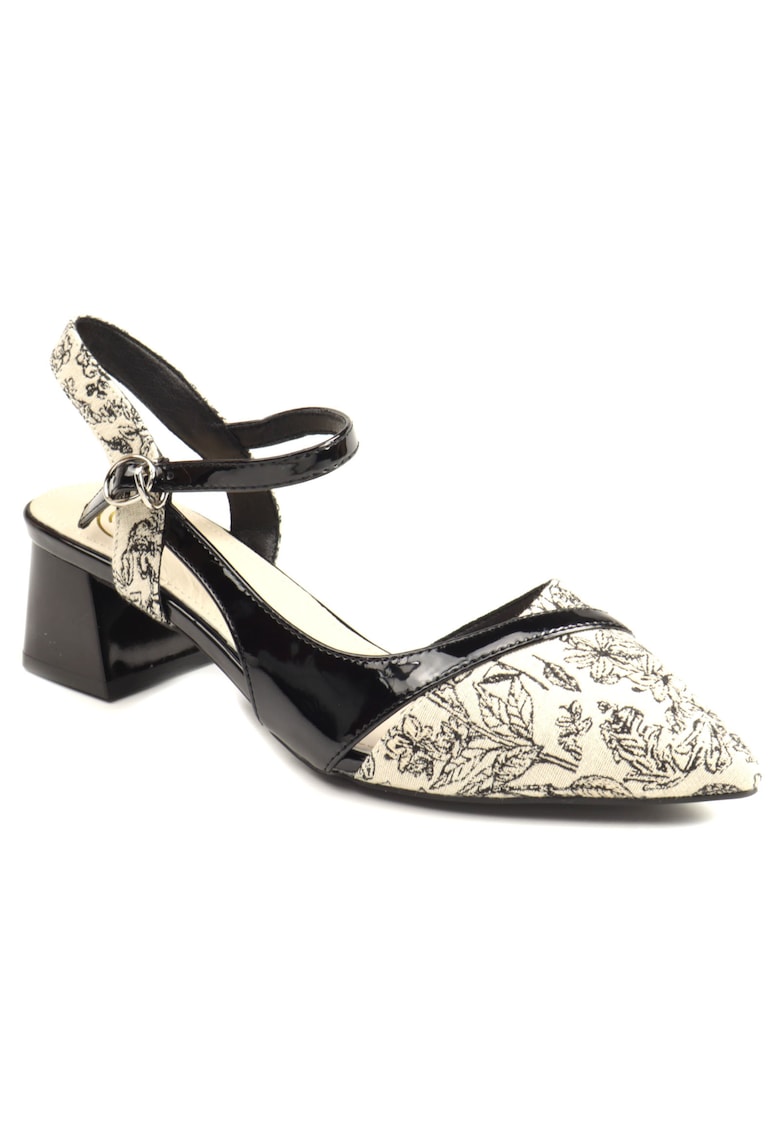 Pantofi decupati dama 1396 15 - Bej