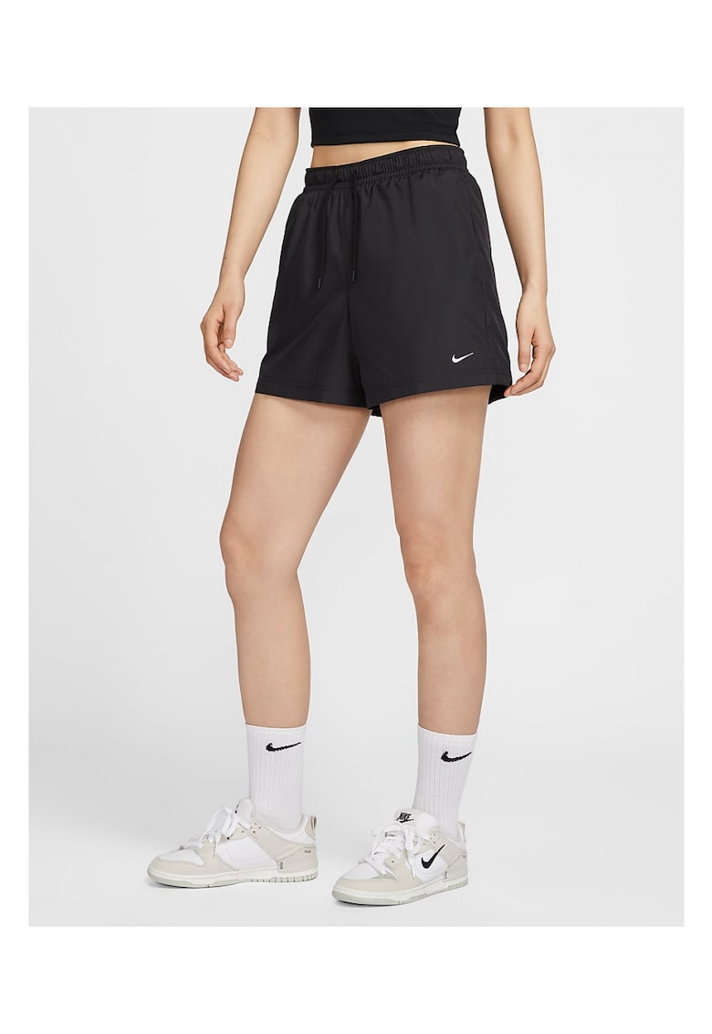 Pantaloni scurti W NSW MR ESSNTL WVN SHORT FV7557-010 - Negru