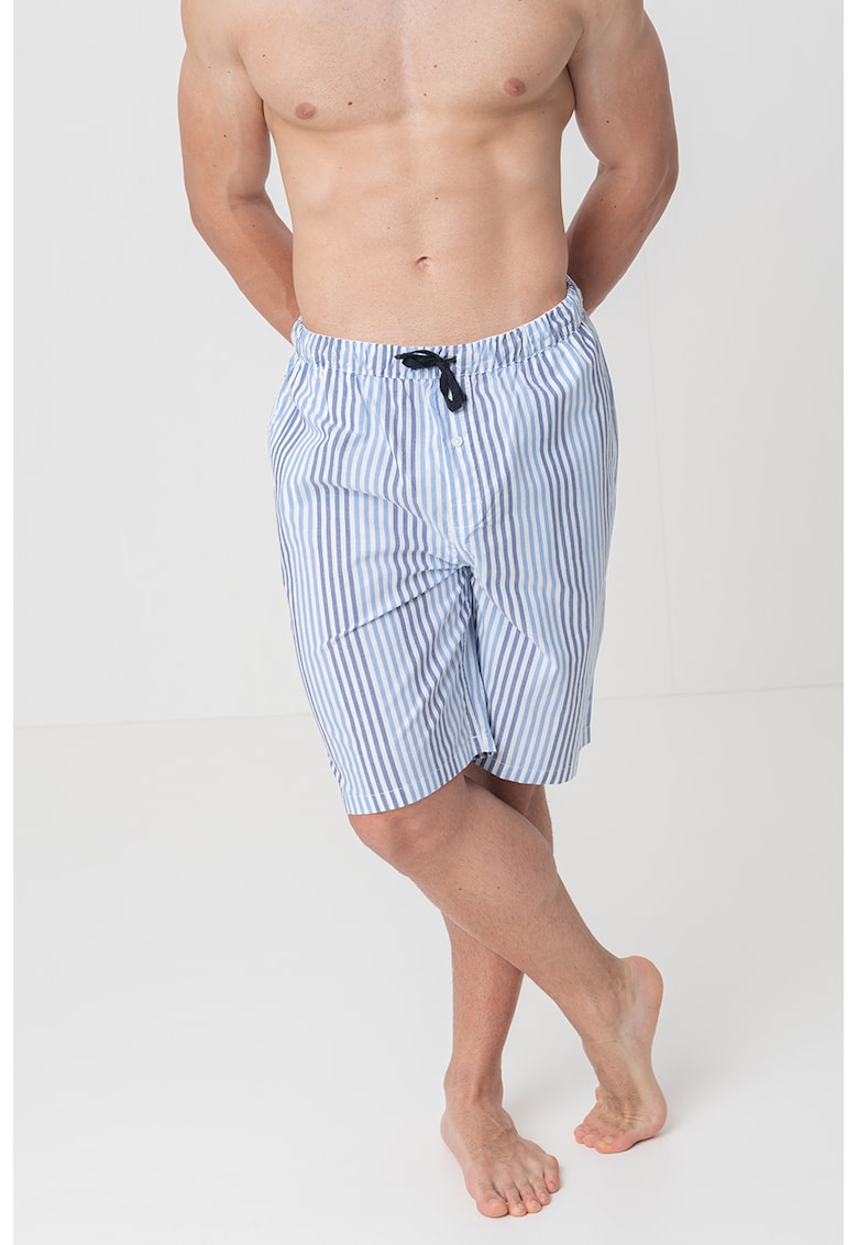 Bermude de pijama din bumbac organic