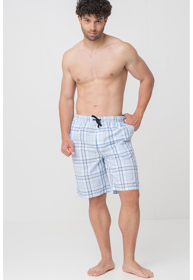 Bermude de pijama din bumbac organic