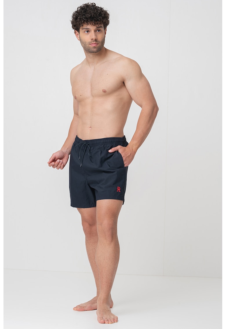 Pantaloni scurti de baie cu talie ajustabila