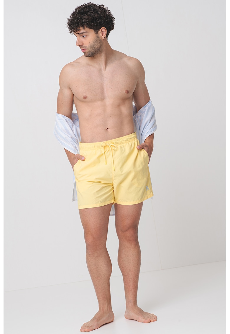 Pantaloni scurti de baie cu talie ajustabila