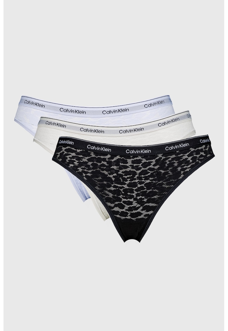 Set de chiloti cu logo - 3 perechi