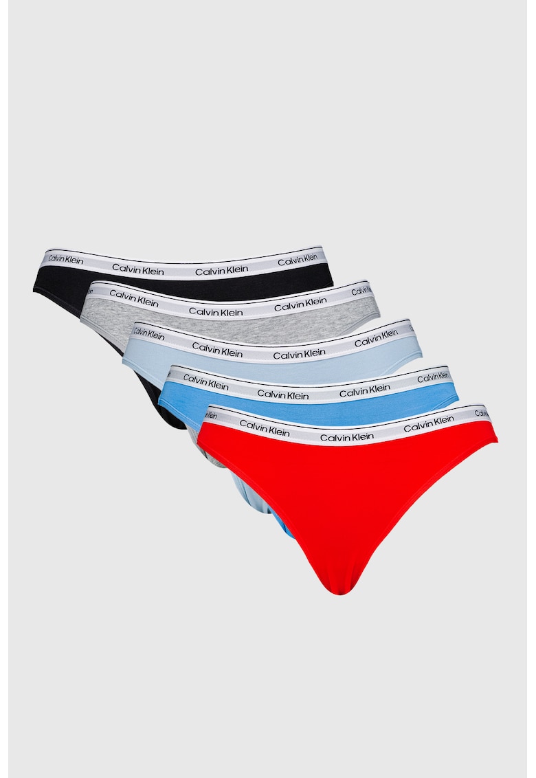 Set de chiloti cu logo - 5 perechi