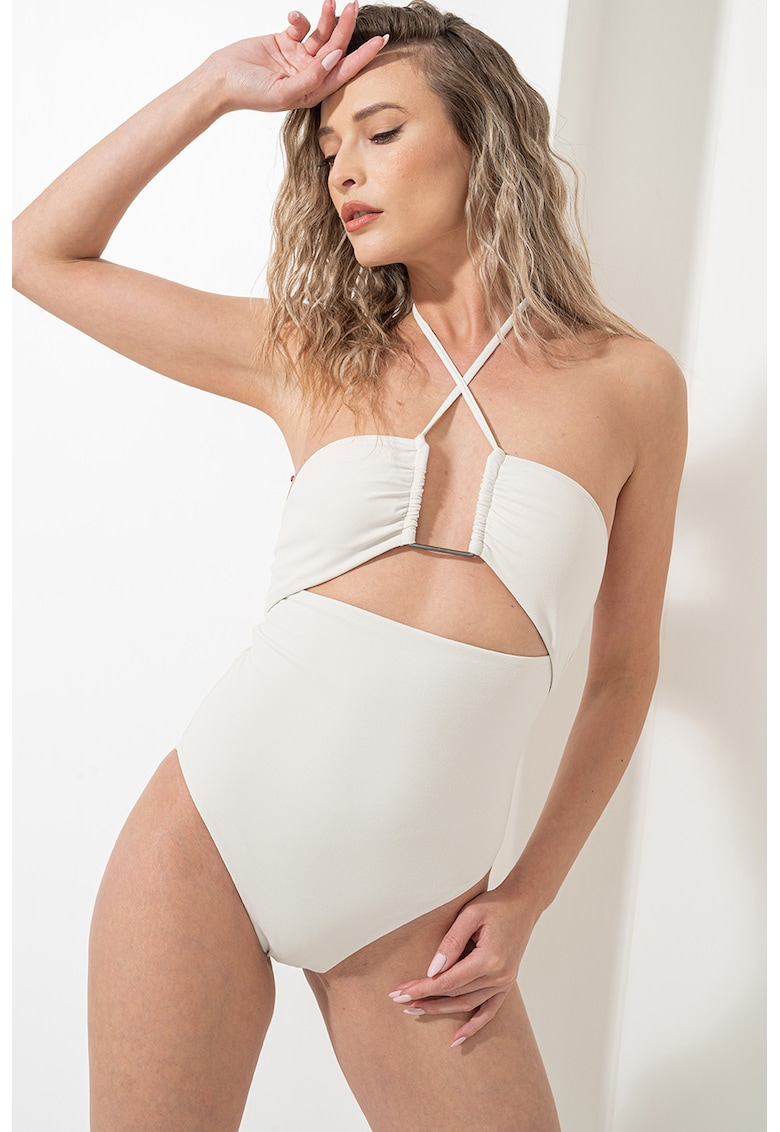 Costum de baie intreg cu decupaje Costum de baie intreg cu decupaje