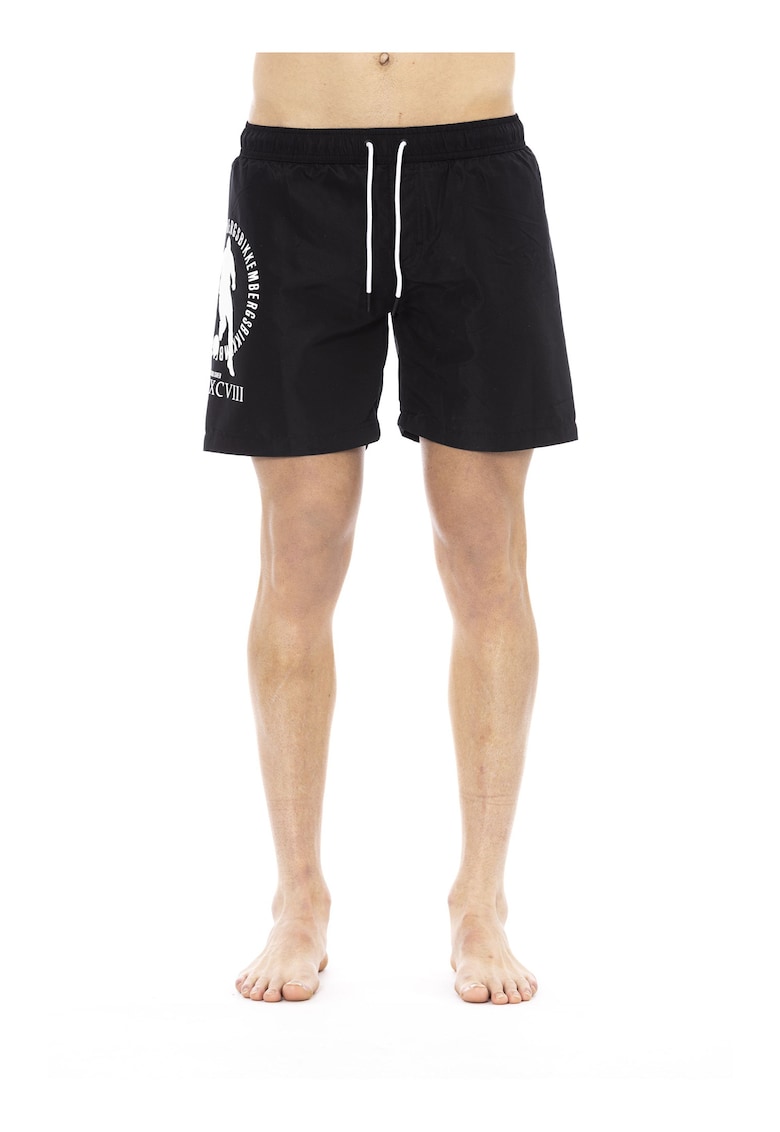 Pantaloni scurti de baie cu imprimeu logo