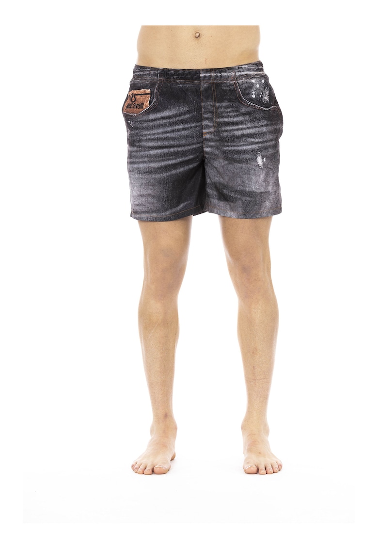 Pantaloni scurti de baie cu talie elastica Pantaloni scurti de baie cu talie elastica