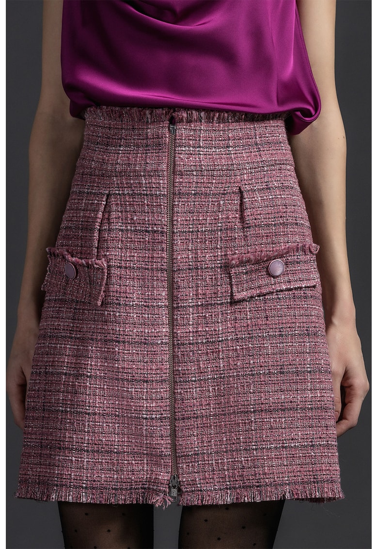 Fusta din tuid cu fermoar