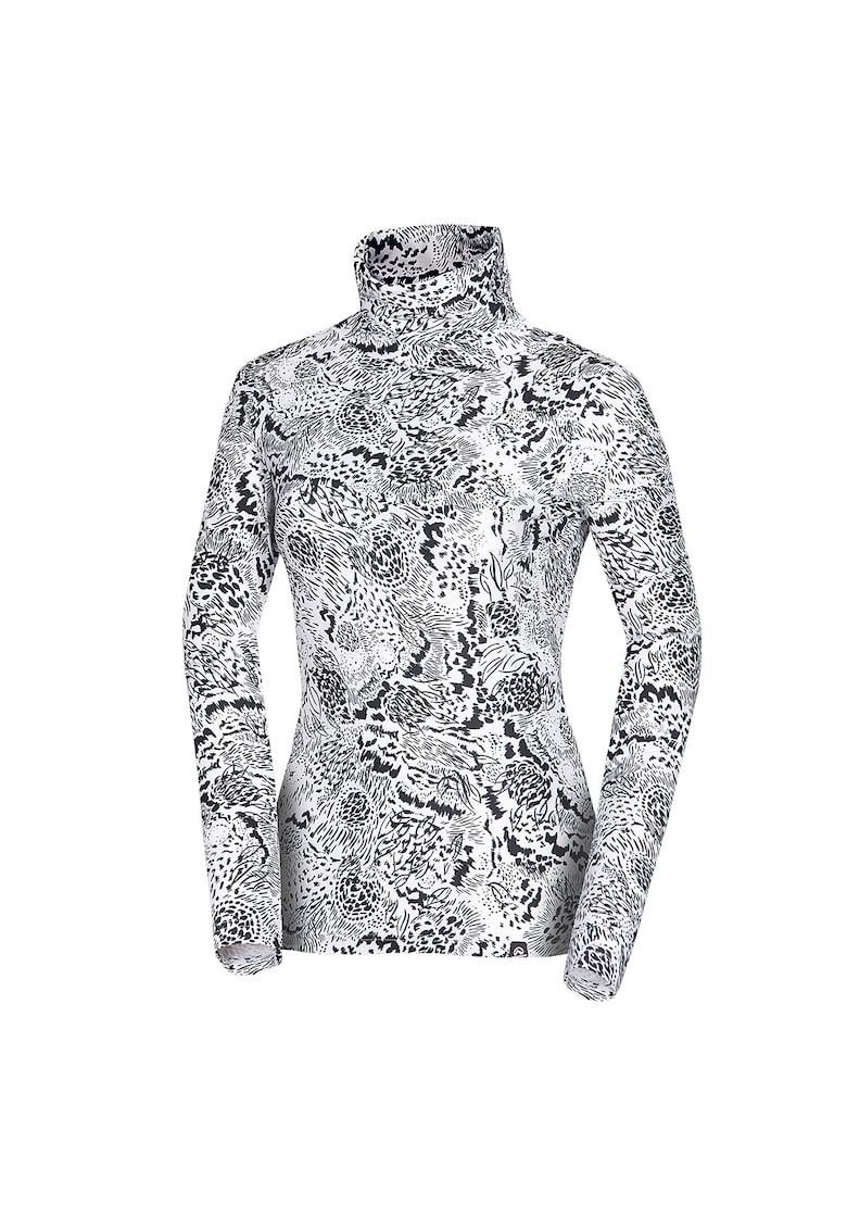 Women's ski-touring t-shirt with a higher neck KRALOVA - Alb