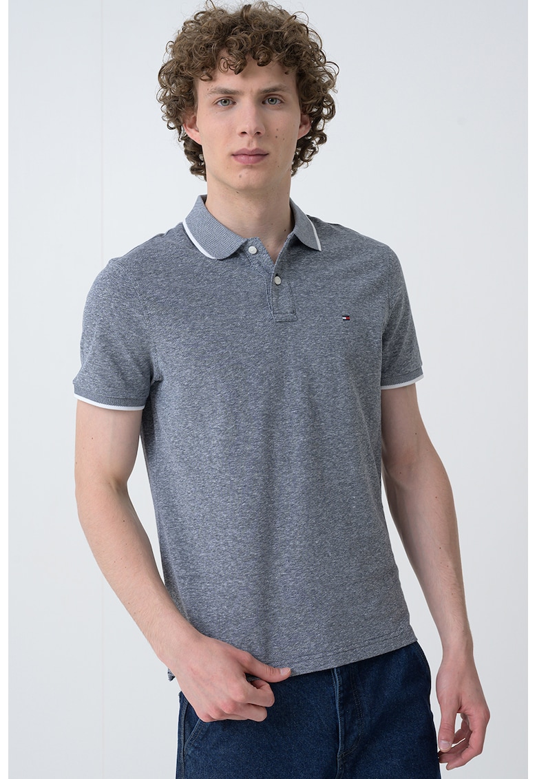 Tricou polo din amestec de in