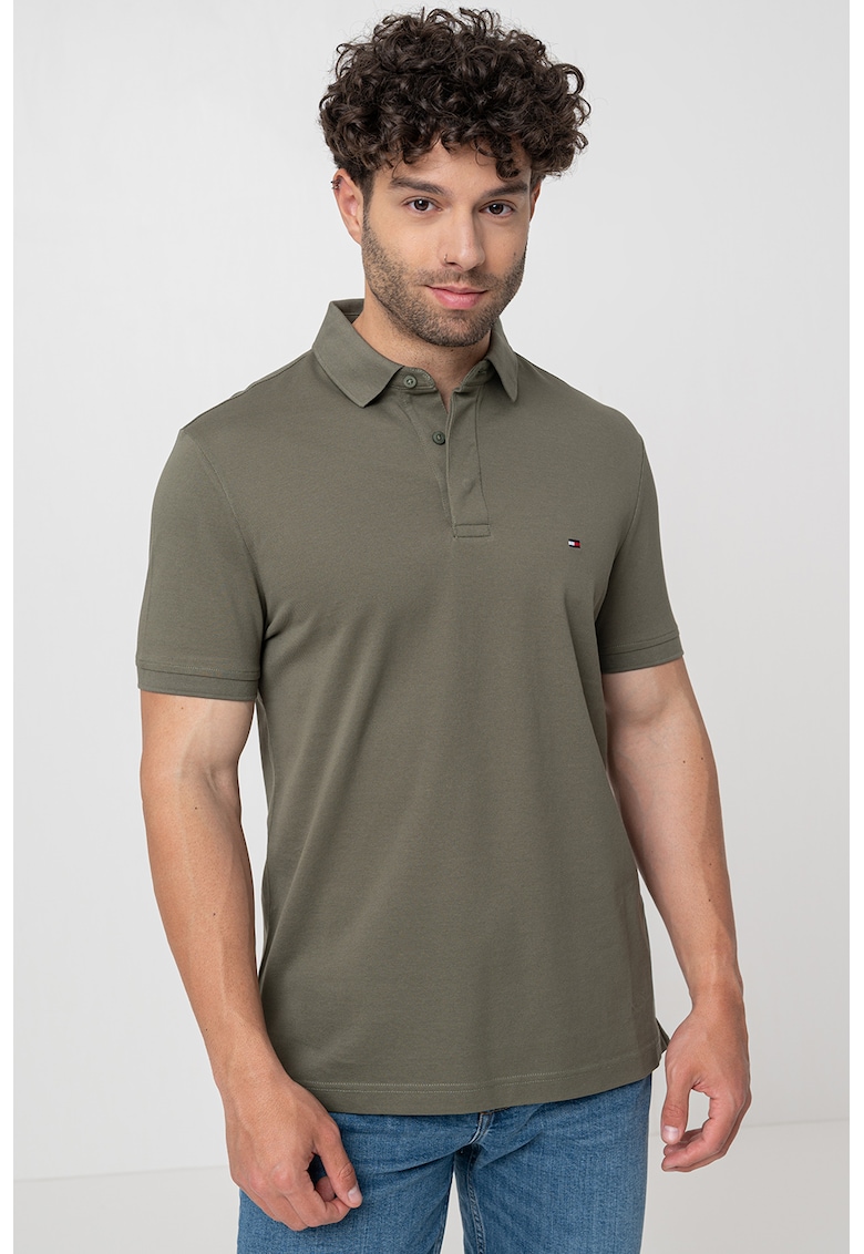 Tricou polo de bumbac pique