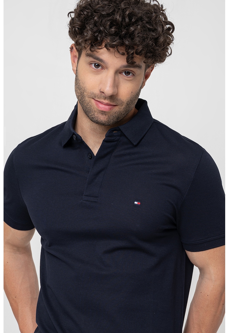 Tricou polo de bumbac pique